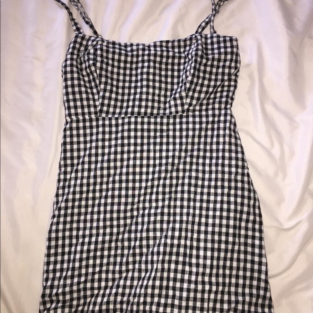 Gingham mini dress!
